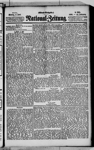 Nationalzeitung on Jun 2, 1890