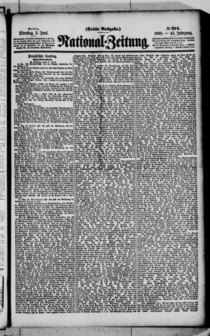 Nationalzeitung vom 03.06.1890