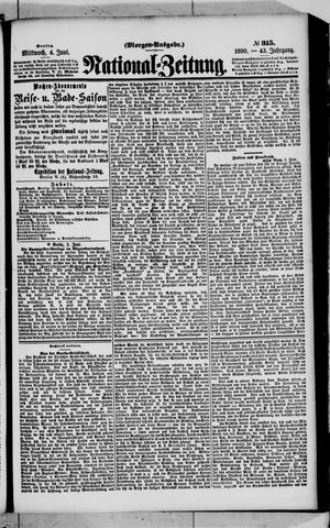 Nationalzeitung vom 04.06.1890
