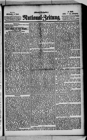 Nationalzeitung vom 04.06.1890