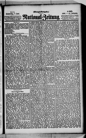 National-Zeitung vom 05.06.1890