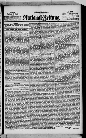 Nationalzeitung on Jun 6, 1890