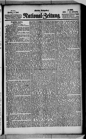 Nationalzeitung vom 06.06.1890