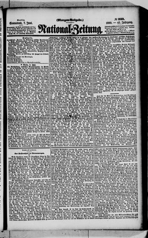 Nationalzeitung vom 07.06.1890