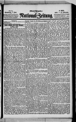 Nationalzeitung vom 07.06.1890