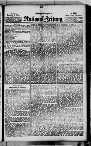 National-Zeitung vom 08.06.1890