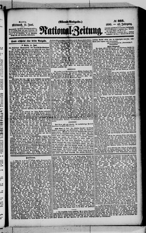 Nationalzeitung on Jun 11, 1890