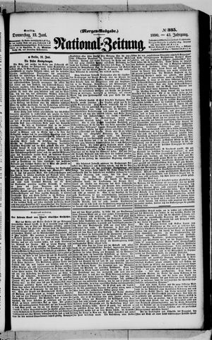 Nationalzeitung vom 12.06.1890
