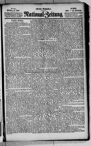 Nationalzeitung on Jun 13, 1890