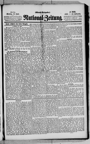 Nationalzeitung on Jun 16, 1890