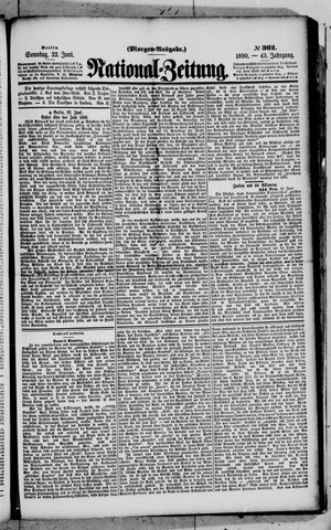 Nationalzeitung vom 22.06.1890