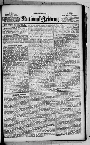 Nationalzeitung vom 23.06.1890