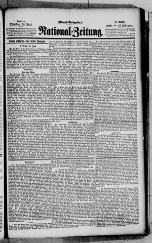 Nationalzeitung on Jun 24, 1890