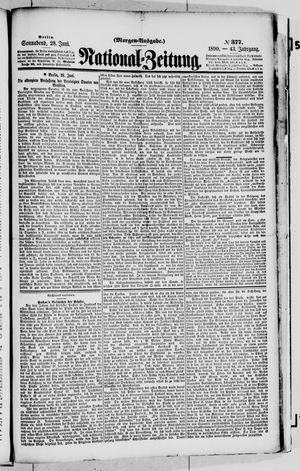 Nationalzeitung on Jun 28, 1890