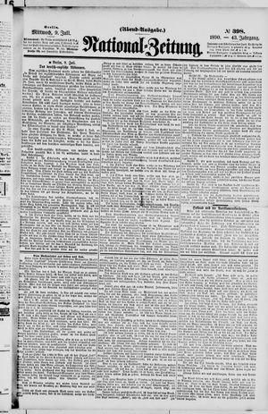 National-Zeitung vom 09.07.1890