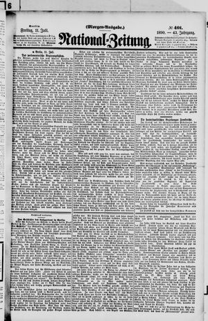 National-Zeitung vom 11.07.1890