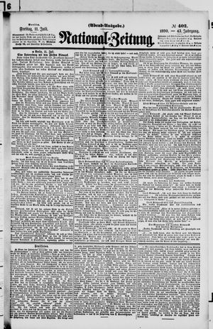 National-Zeitung vom 11.07.1890