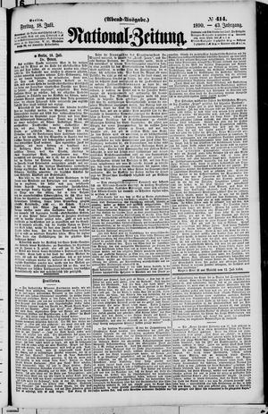 National-Zeitung vom 18.07.1890