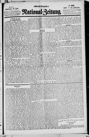 National-Zeitung vom 19.07.1890