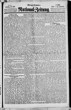 National-Zeitung vom 22.07.1890