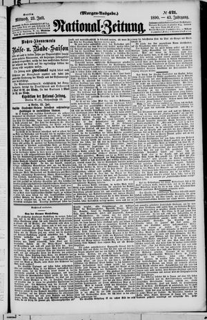 National-Zeitung vom 23.07.1890