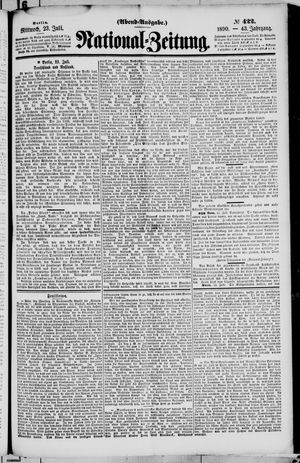 National-Zeitung vom 23.07.1890