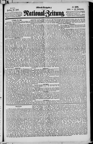 National-Zeitung vom 25.07.1890
