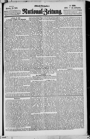 National-Zeitung vom 28.07.1890