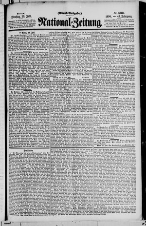 National-Zeitung vom 29.07.1890
