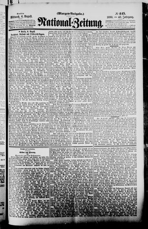 National-Zeitung vom 06.08.1890