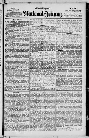 National-Zeitung vom 08.08.1890