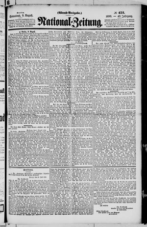 National-Zeitung vom 09.08.1890