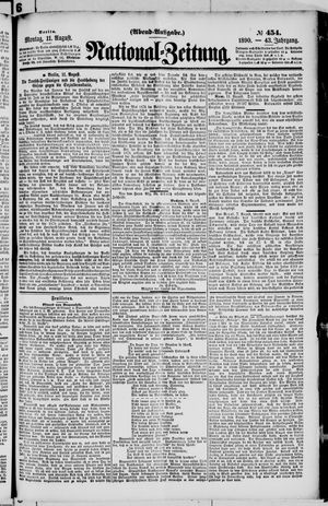 National-Zeitung on Aug 11, 1890