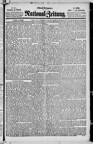 National-Zeitung vom 12.08.1890