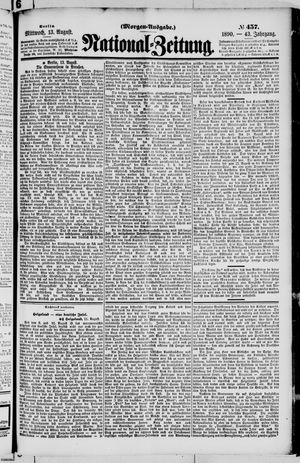 National-Zeitung vom 13.08.1890