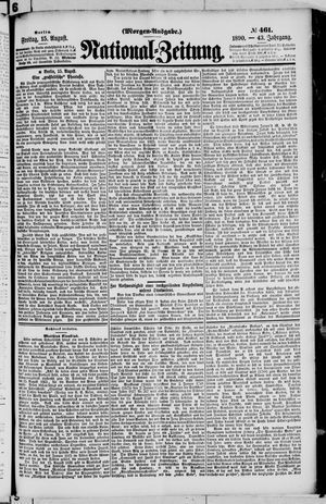 National-Zeitung vom 15.08.1890