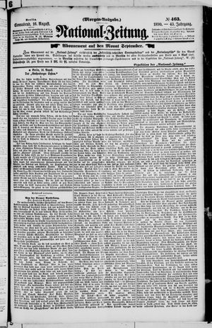 National-Zeitung vom 16.08.1890