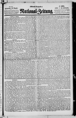 National-Zeitung vom 16.08.1890