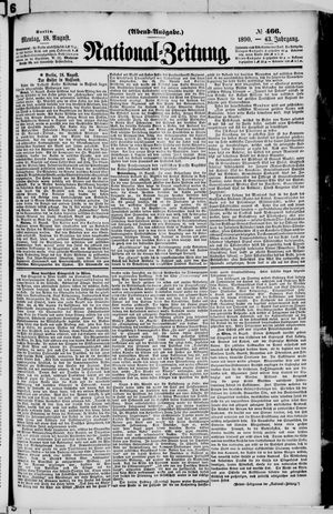 National-Zeitung vom 18.08.1890
