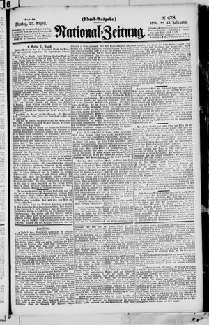 National-Zeitung vom 25.08.1890