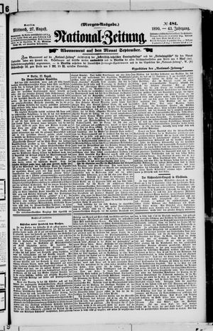 National-Zeitung vom 27.08.1890
