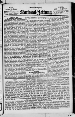 National-Zeitung on Aug 29, 1890