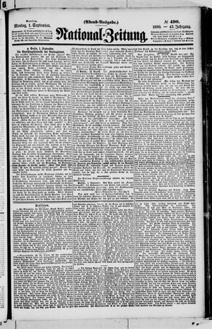 National-Zeitung vom 01.09.1890