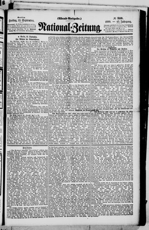 National-Zeitung vom 12.09.1890