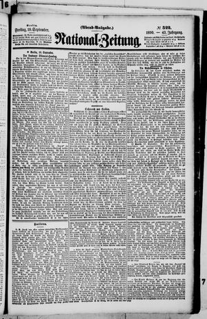 National-Zeitung vom 19.09.1890