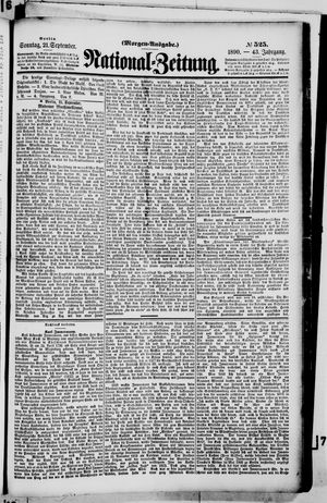 National-Zeitung vom 21.09.1890