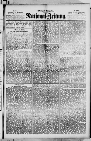 National-Zeitung vom 12.10.1890