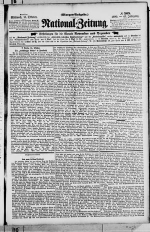 National-Zeitung vom 15.10.1890
