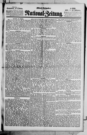 National-Zeitung vom 18.10.1890