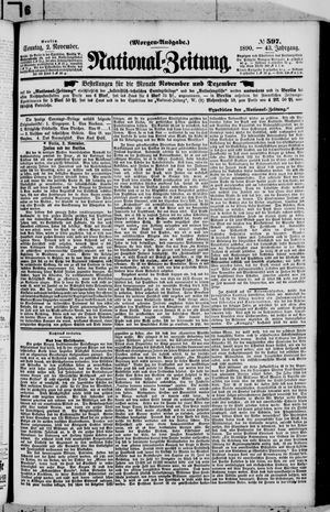 National-Zeitung vom 02.11.1890